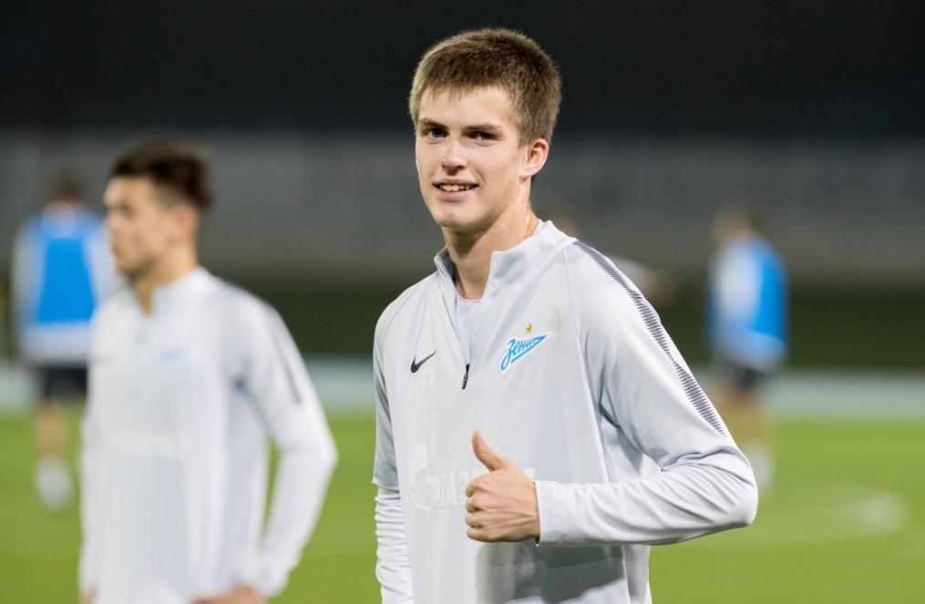 «Газпром»-тренировочные сборы в Дубае: 24 января, вечерняя тренировка