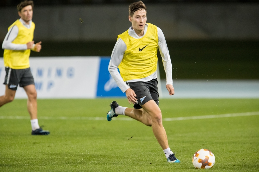 «Газпром»-тренировочные сборы в Дубае: 24 января, вечерняя тренировка