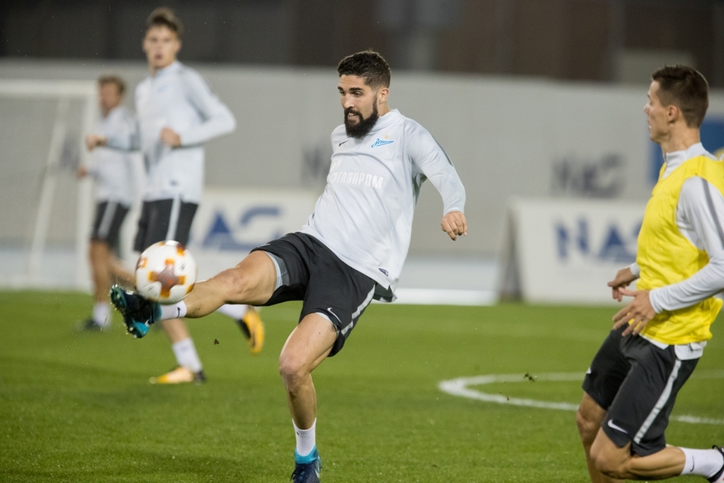 «Газпром»-тренировочные сборы в Дубае: 24 января, вечерняя тренировка