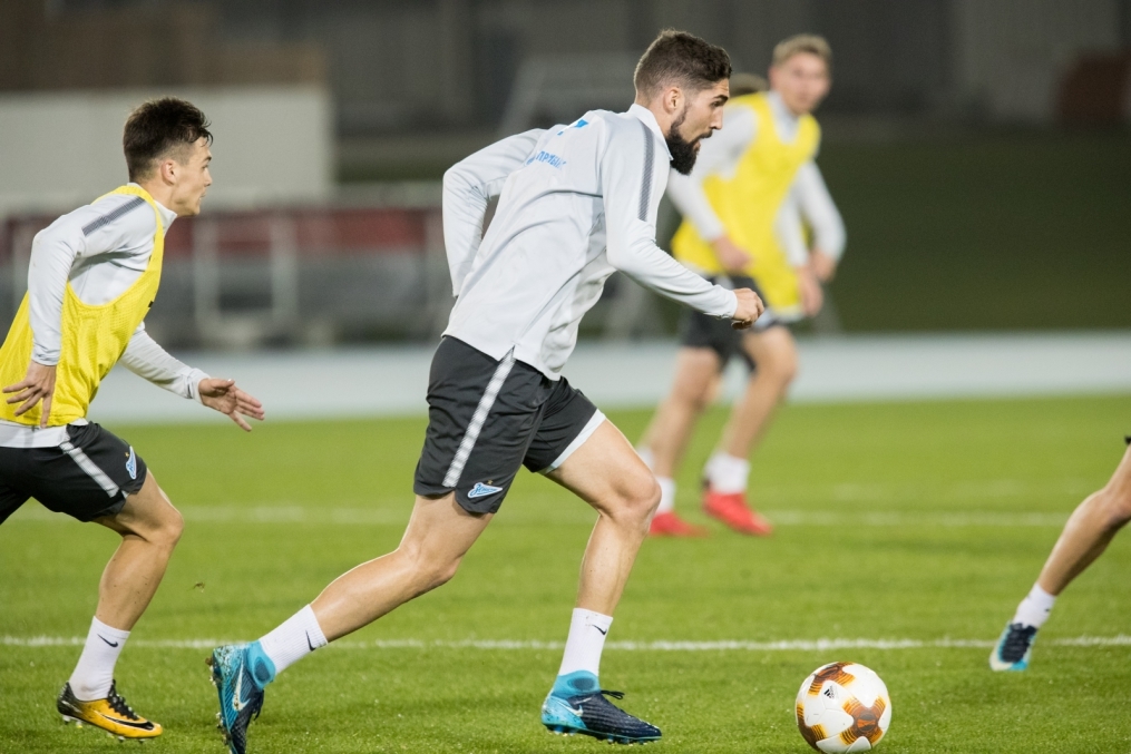 «Газпром»-тренировочные сборы в Дубае: 24 января, вечерняя тренировка