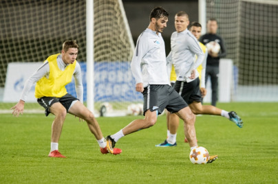 «Газпром»-тренировочные сборы в Дубае: 24 января, вечерняя тренировка