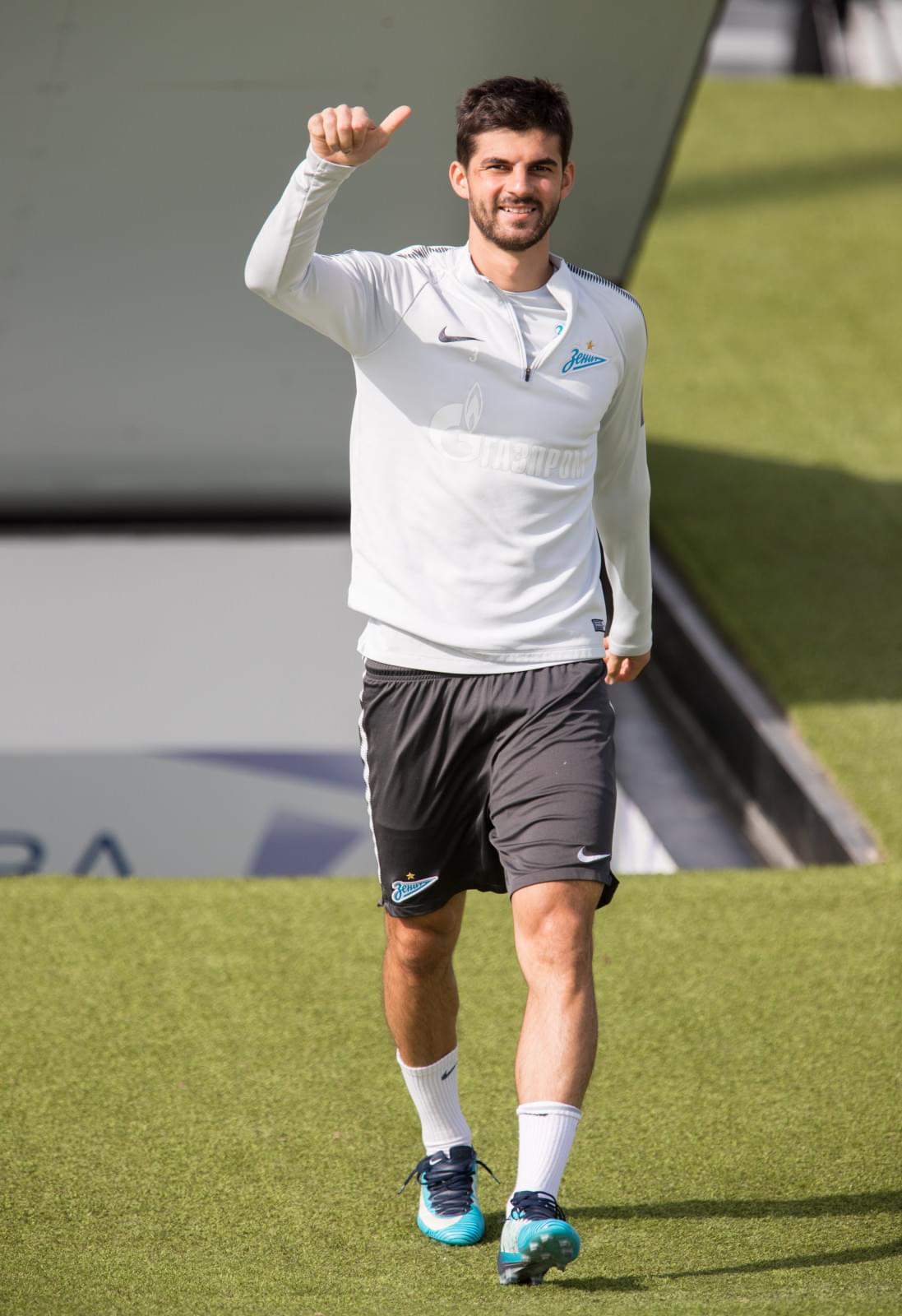 «Газпром»-тренировочные сборы в Дубае: 25 января, утренняя тренировка