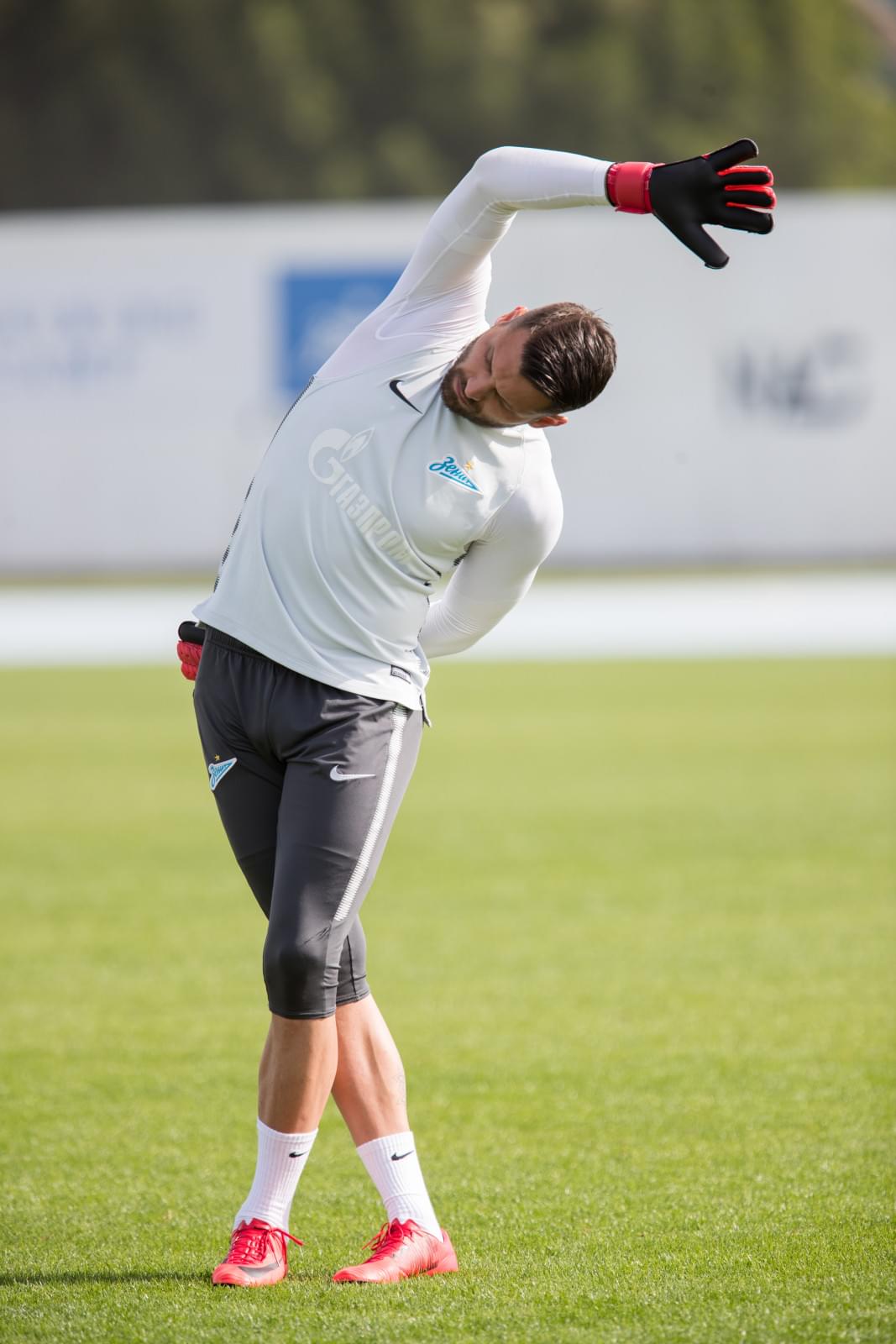 «Газпром»-тренировочные сборы в Дубае: 25 января, утренняя тренировка