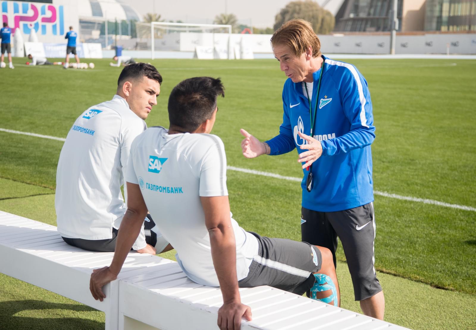 «Газпром»-тренировочные сборы в Дубае: 25 января, утренняя тренировка