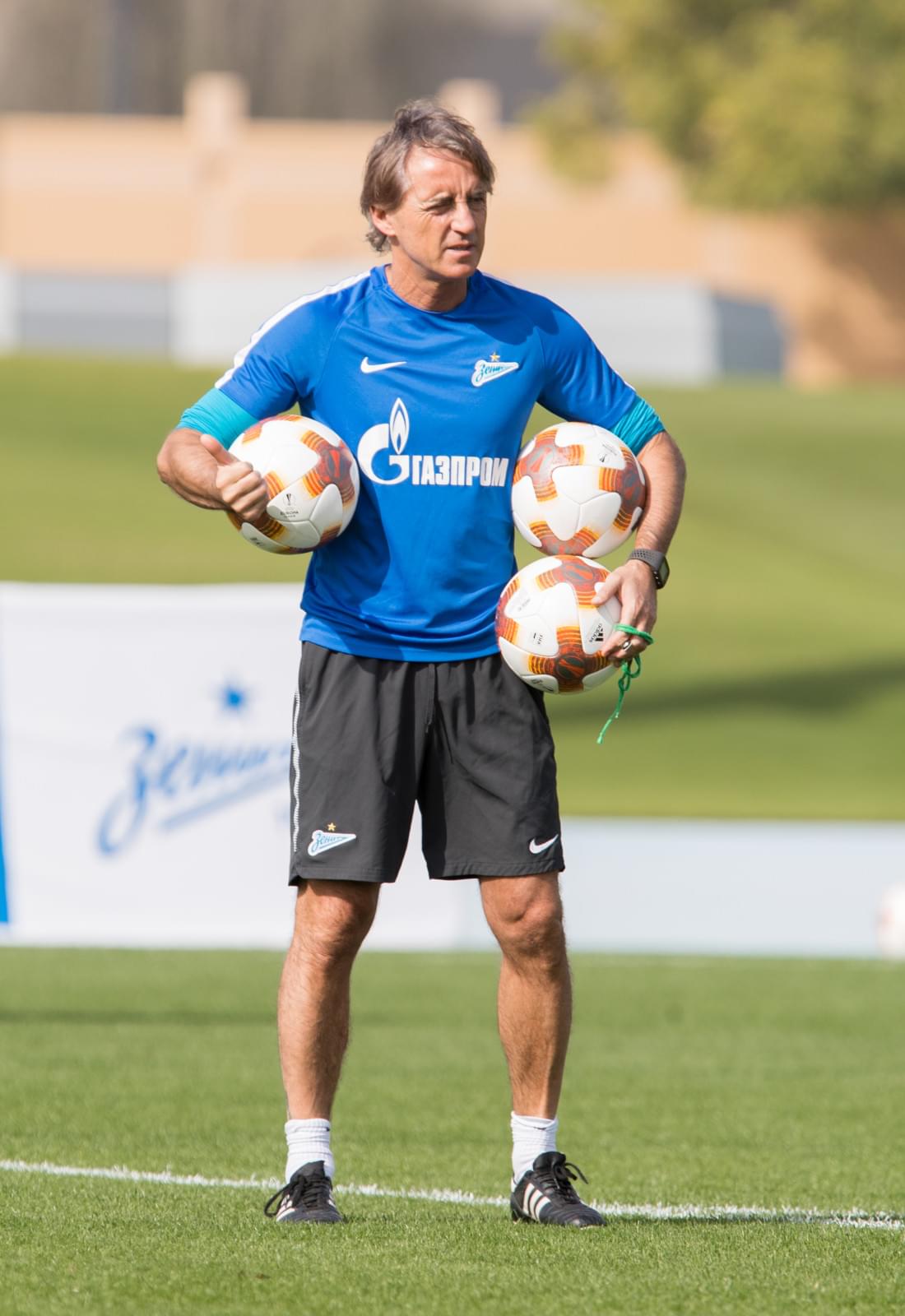 «Газпром»-тренировочные сборы в Дубае: 25 января, утренняя тренировка