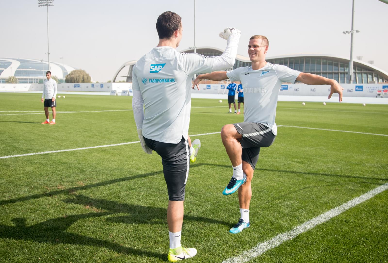 «Газпром»-тренировочные сборы в Дубае: 25 января, утренняя тренировка