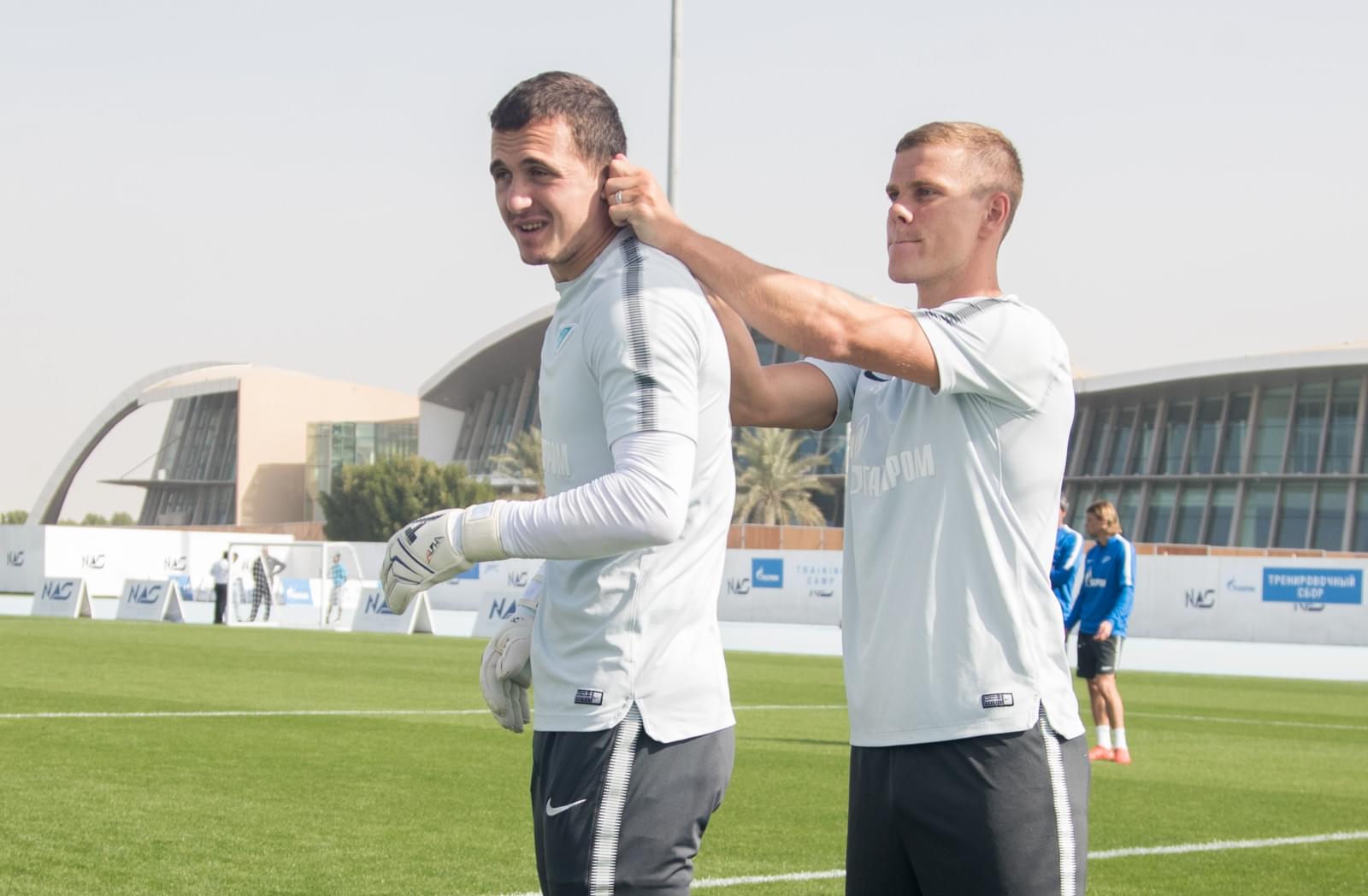 «Газпром»-тренировочные сборы в Дубае: 25 января, утренняя тренировка