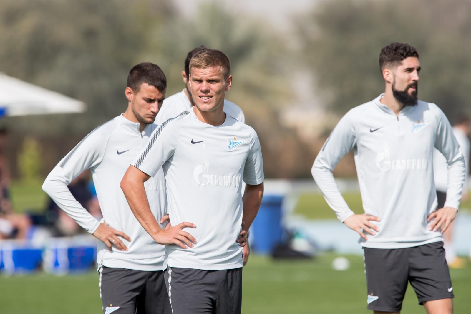 «Газпром»-тренировочные сборы в Дубае: 25 января, утренняя тренировка