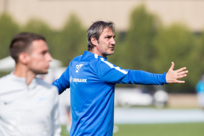 «Газпром»-тренировочные сборы в Дубае: 25 января, утренняя тренировка