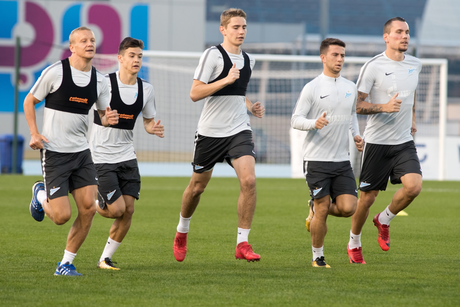 «Газпром»-тренировочные сборы в Дубае: 26 января, вечерняя тренировка