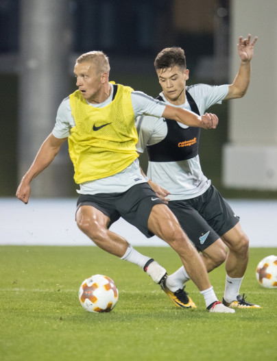 «Газпром»-тренировочные сборы в Дубае: 26 января, вечерняя тренировка