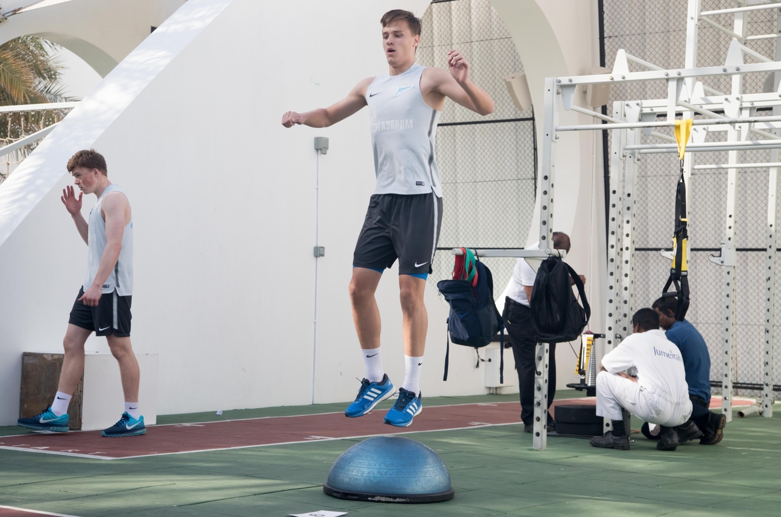 «Газпром»-тренировочные сборы в Дубае: 27 января, утренняя тренировка