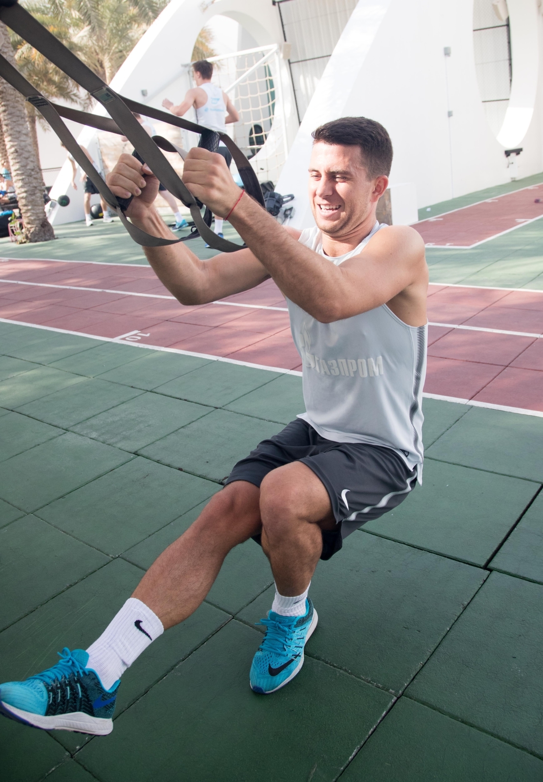 «Газпром»-тренировочные сборы в Дубае: 27 января, утренняя тренировка