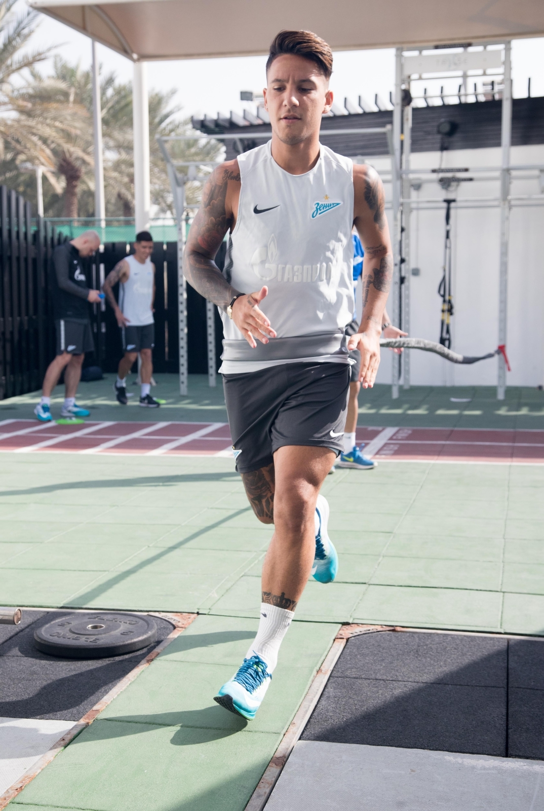 «Газпром»-тренировочные сборы в Дубае: 27 января, утренняя тренировка