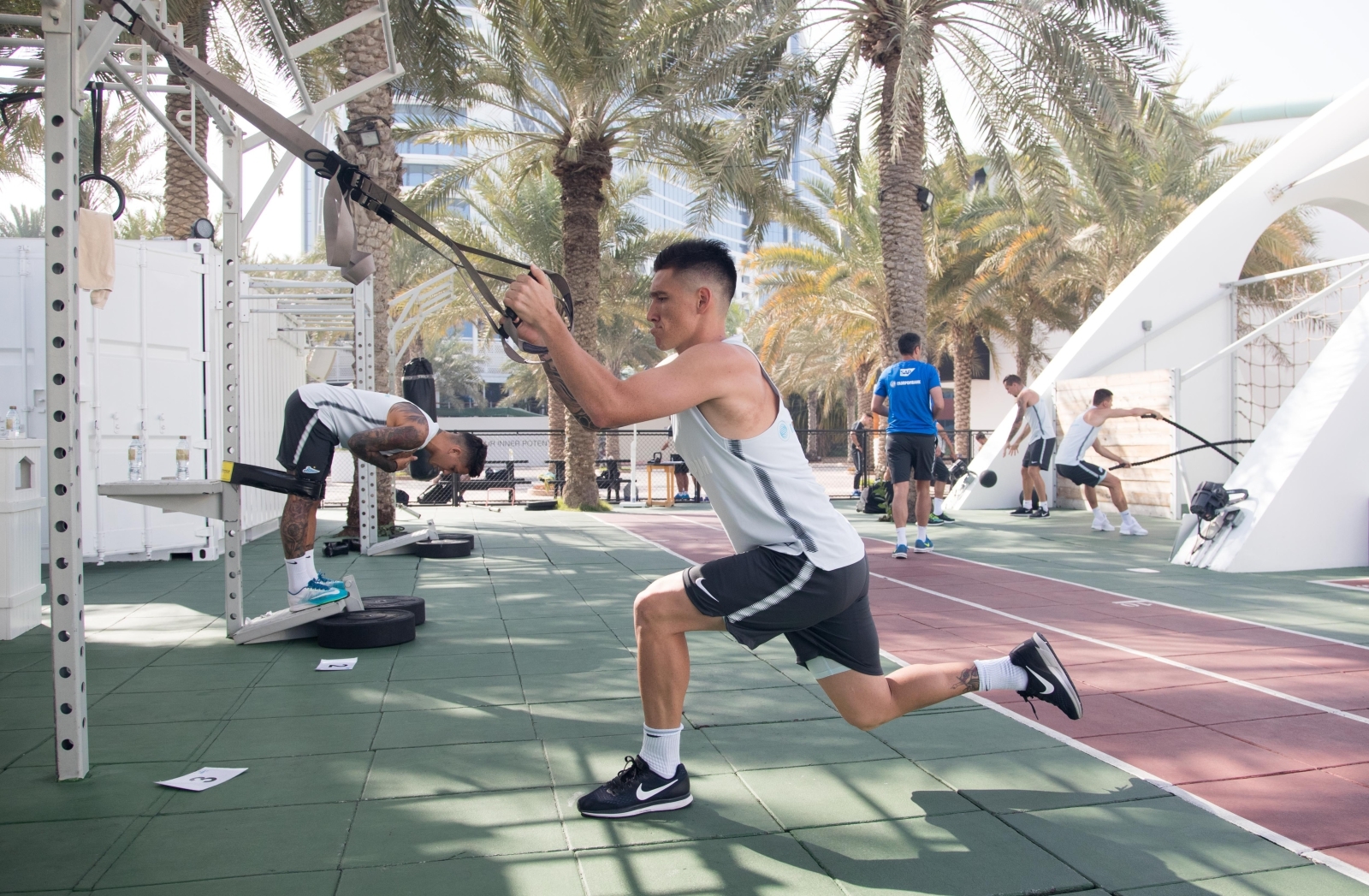 «Газпром»-тренировочные сборы в Дубае: 27 января, утренняя тренировка