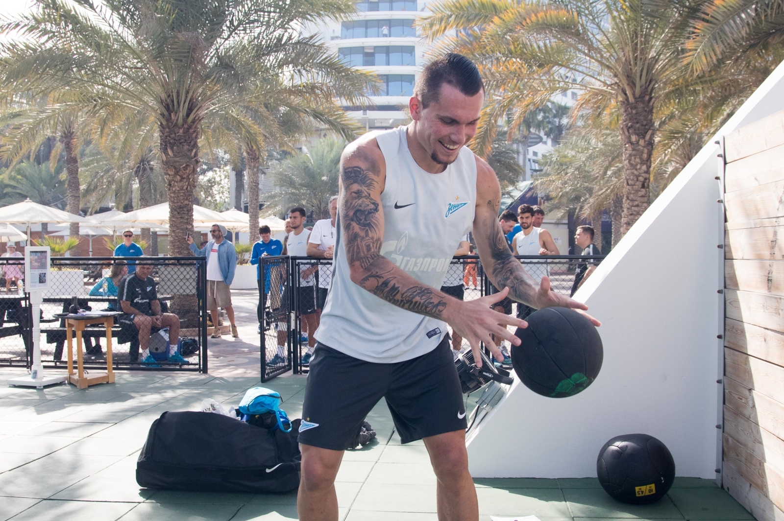 «Газпром»-тренировочные сборы в Дубае: 27 января, утренняя тренировка