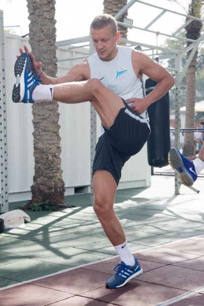 «Газпром»-тренировочные сборы в Дубае: 27 января, утренняя тренировка