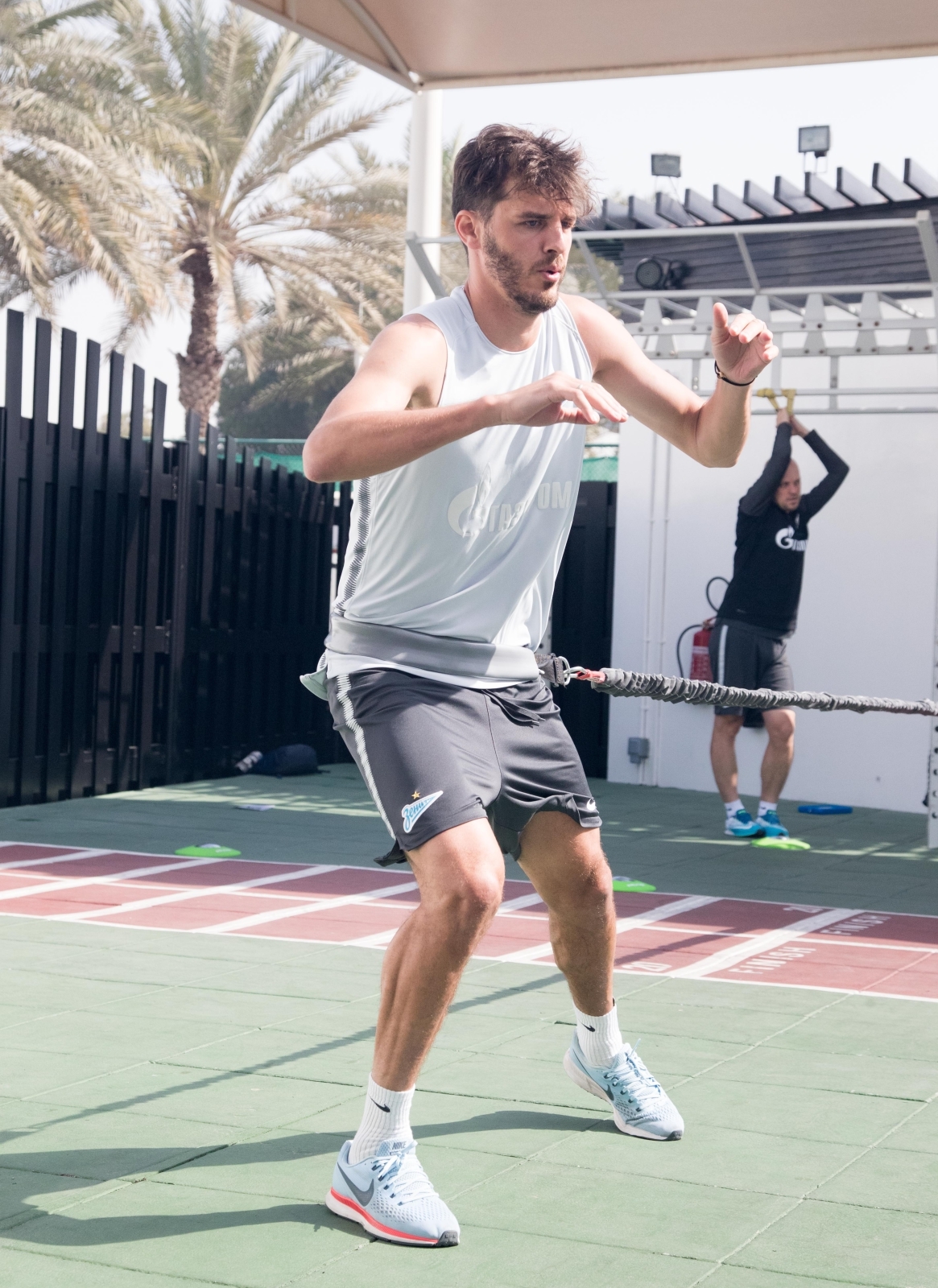 «Газпром»-тренировочные сборы в Дубае: 27 января, утренняя тренировка