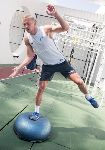 «Газпром»-тренировочные сборы в Дубае: 27 января, утренняя тренировка