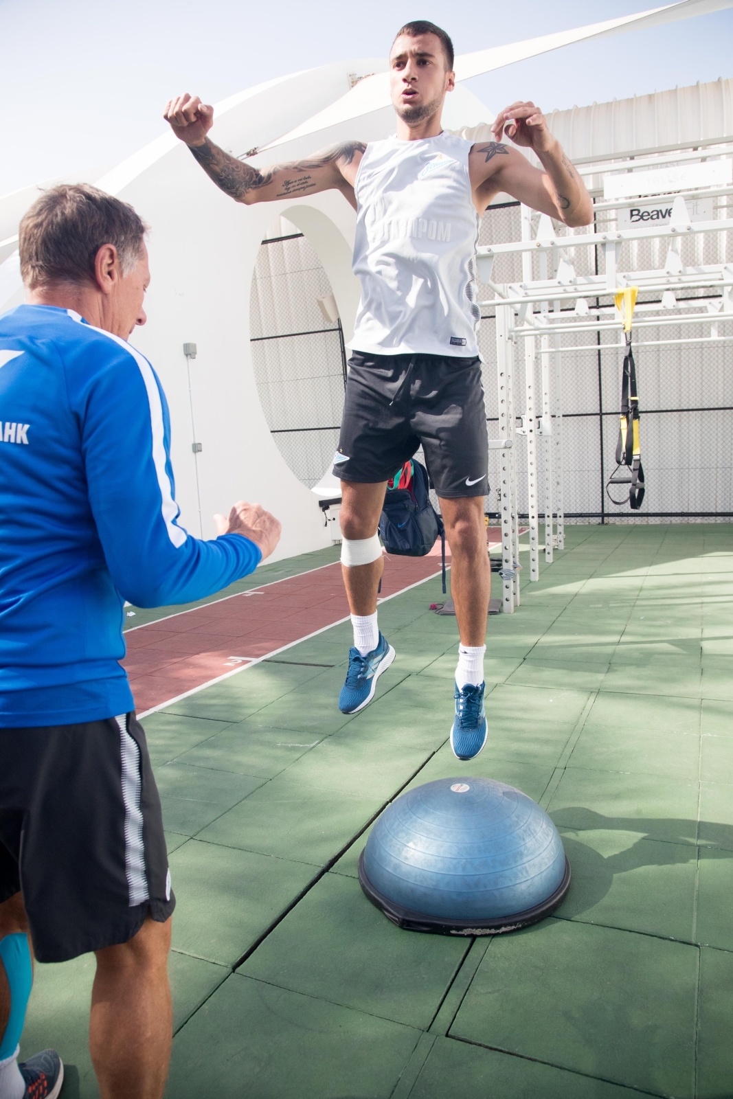 «Газпром»-тренировочные сборы в Дубае: 27 января, утренняя тренировка