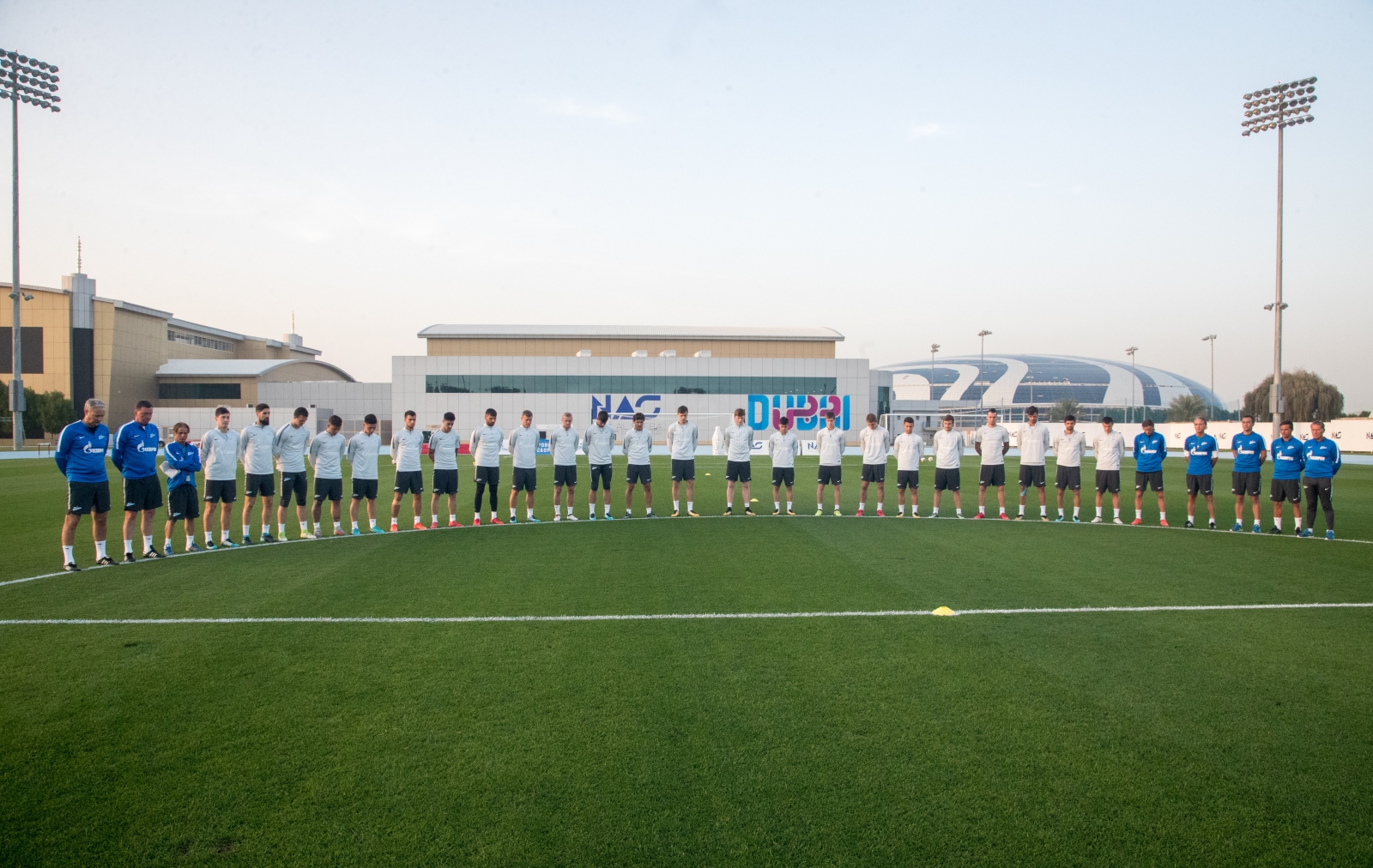 «Газпром»-тренировочные сборы в Дубае: 27 января, вечерняя тренировка