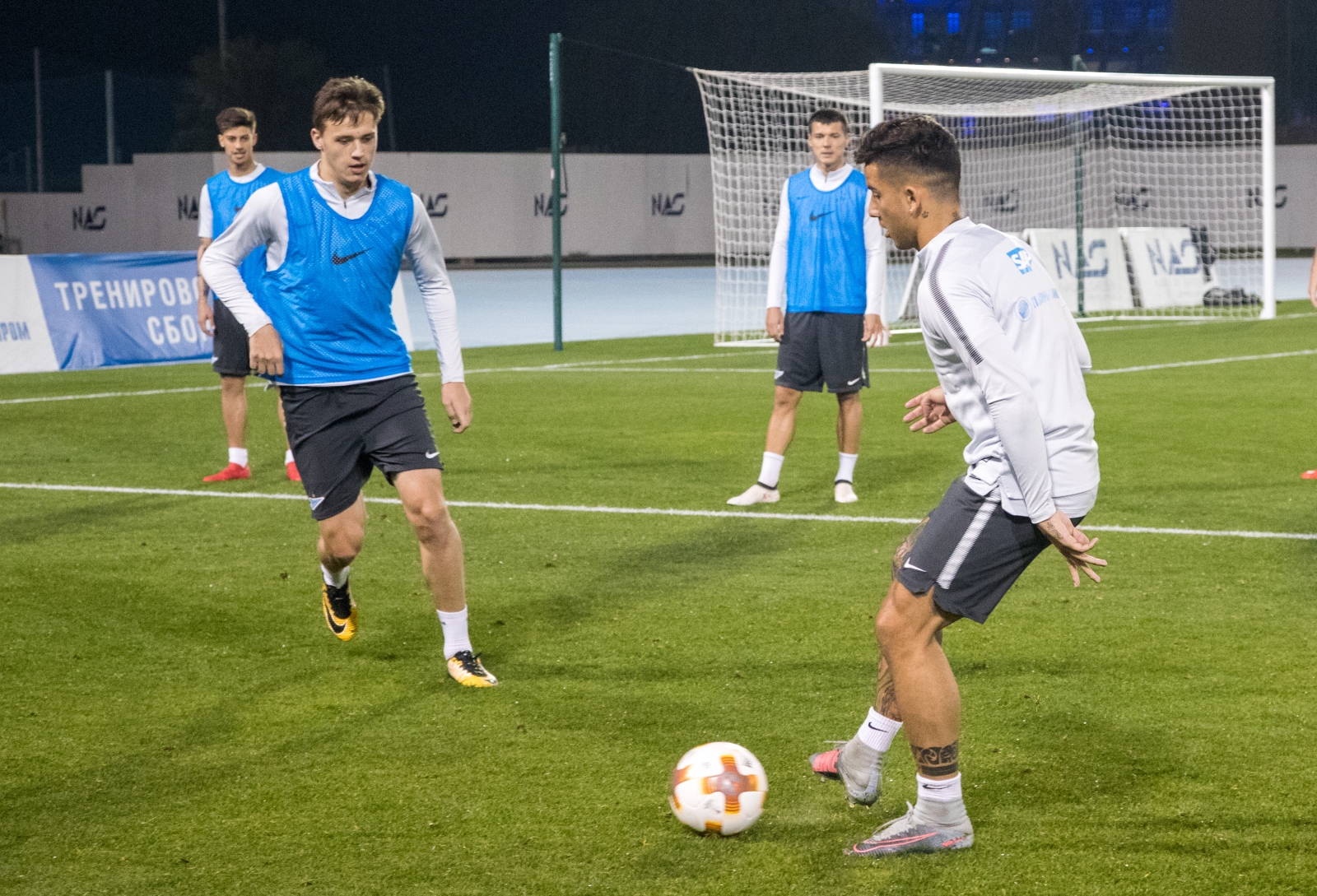 «Газпром»-тренировочные сборы в Дубае: 27 января, вечерняя тренировка