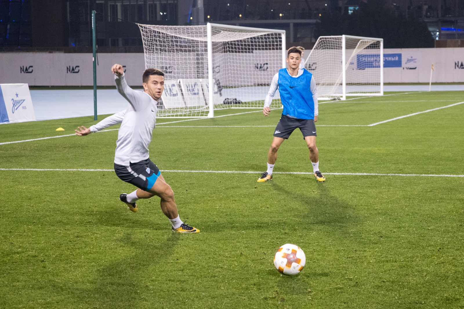 «Газпром»-тренировочные сборы в Дубае: 27 января, вечерняя тренировка