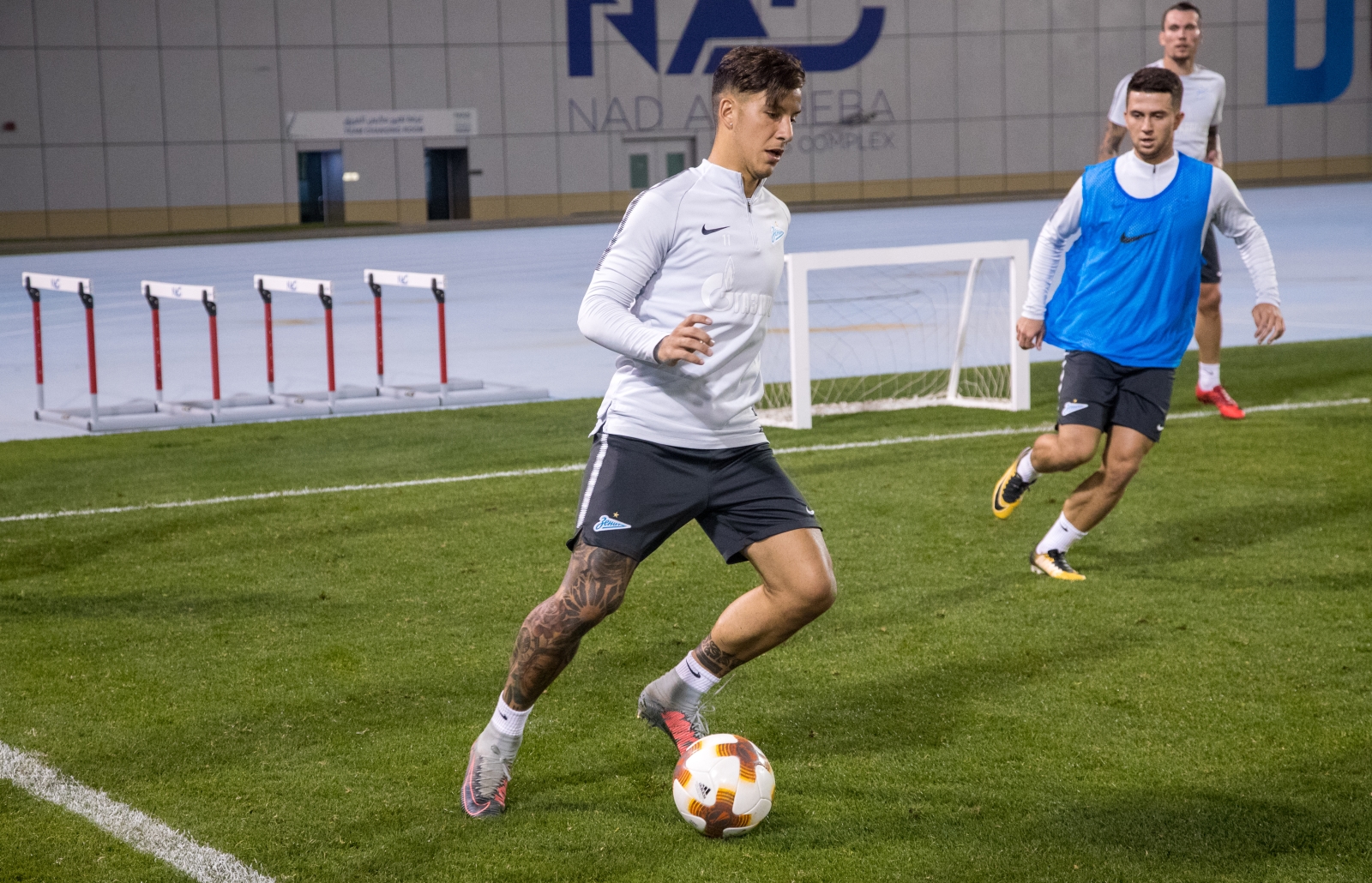 «Газпром»-тренировочные сборы в Дубае: 27 января, вечерняя тренировка