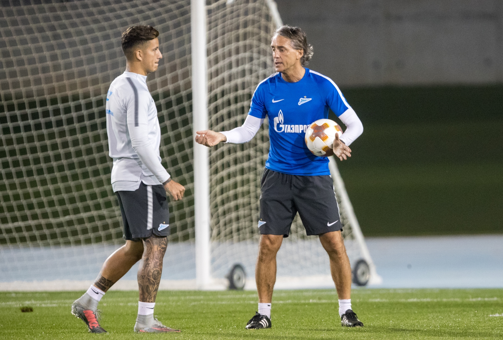 «Газпром»-тренировочные сборы в Дубае: 27 января, вечерняя тренировка