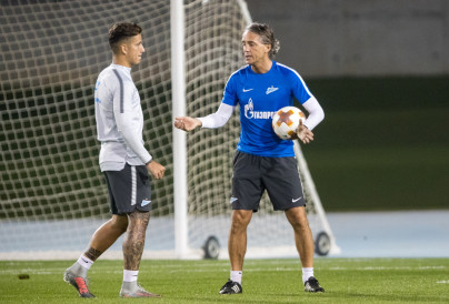 «Газпром»-тренировочные сборы в Дубае: 27 января, вечерняя тренировка