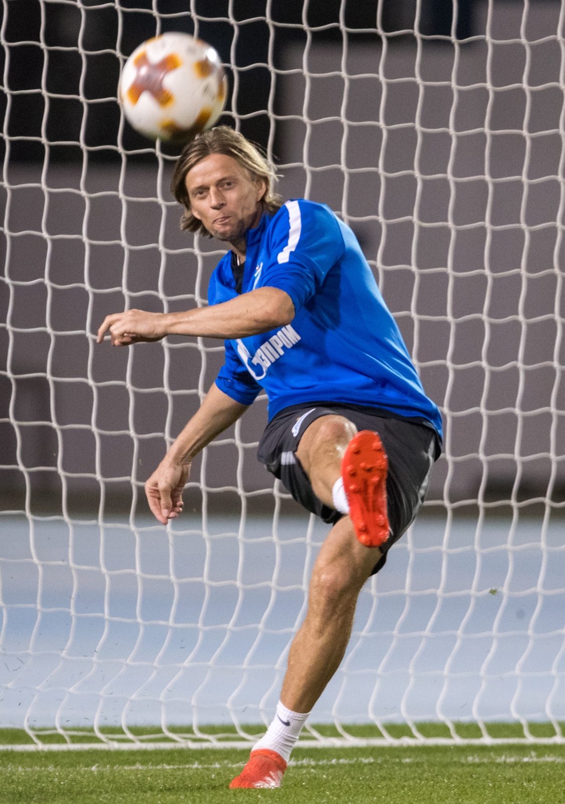 «Газпром»-тренировочные сборы в Дубае: 27 января, вечерняя тренировка