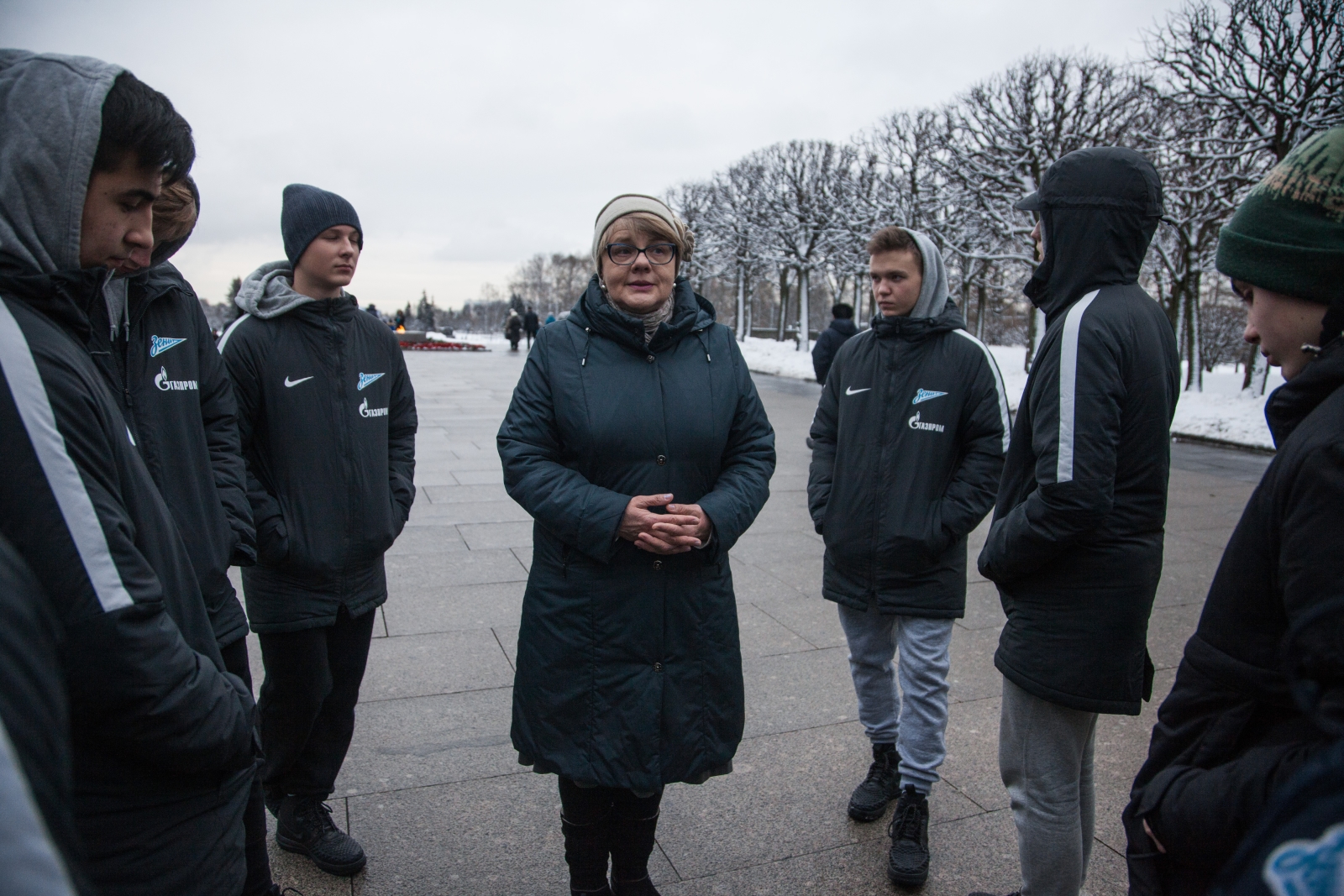 Воспитанники «Газпром»-Академии на экскурсии, приуроченной к 75-й годовщине прорыва блокады Ленинграда