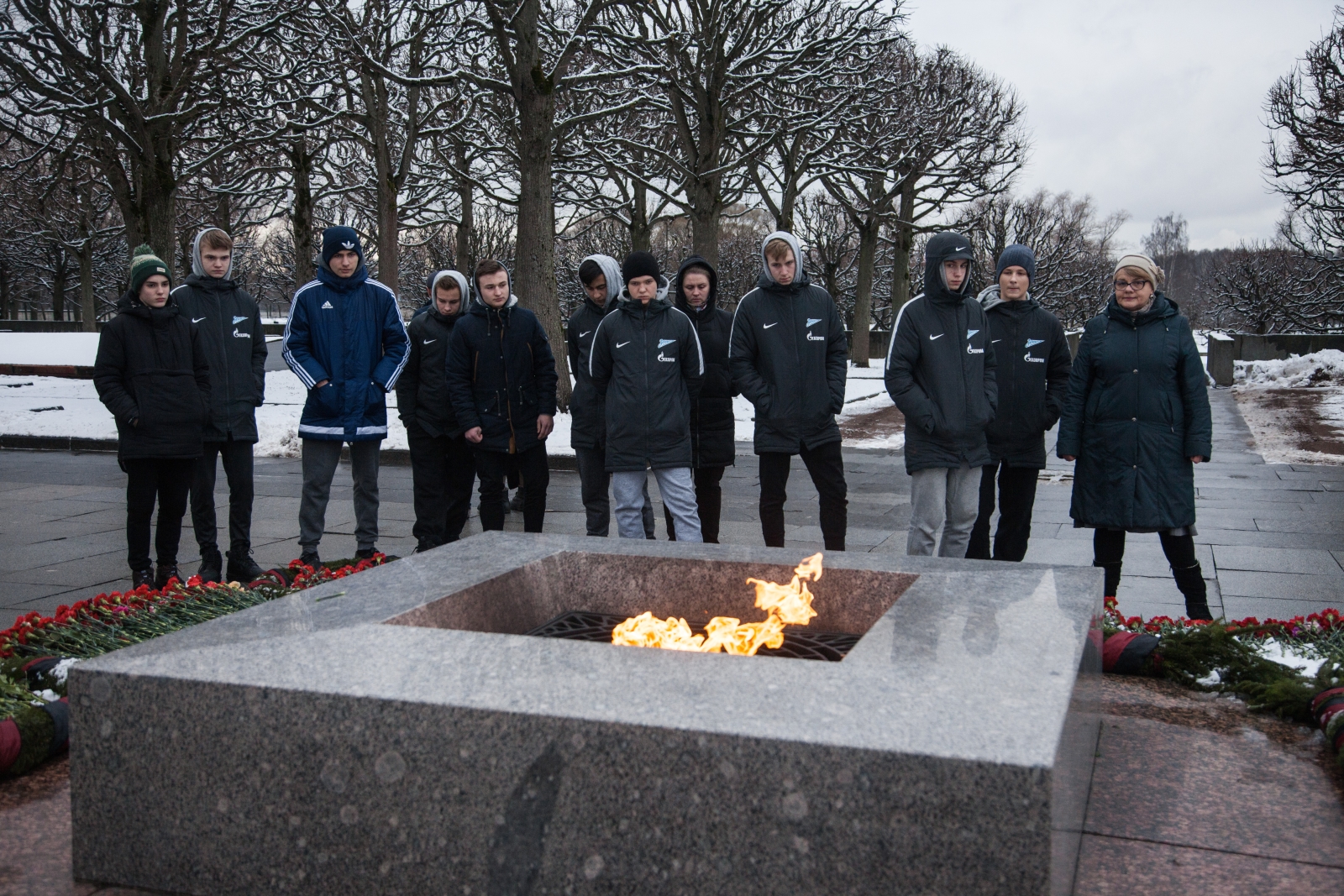 Воспитанники «Газпром»-Академии на экскурсии, приуроченной к 75-й годовщине прорыва блокады Ленинграда