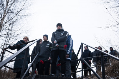 Воспитанники «Газпром»-Академии на экскурсии, приуроченной к 75-й годовщине прорыва блокады Ленинграда