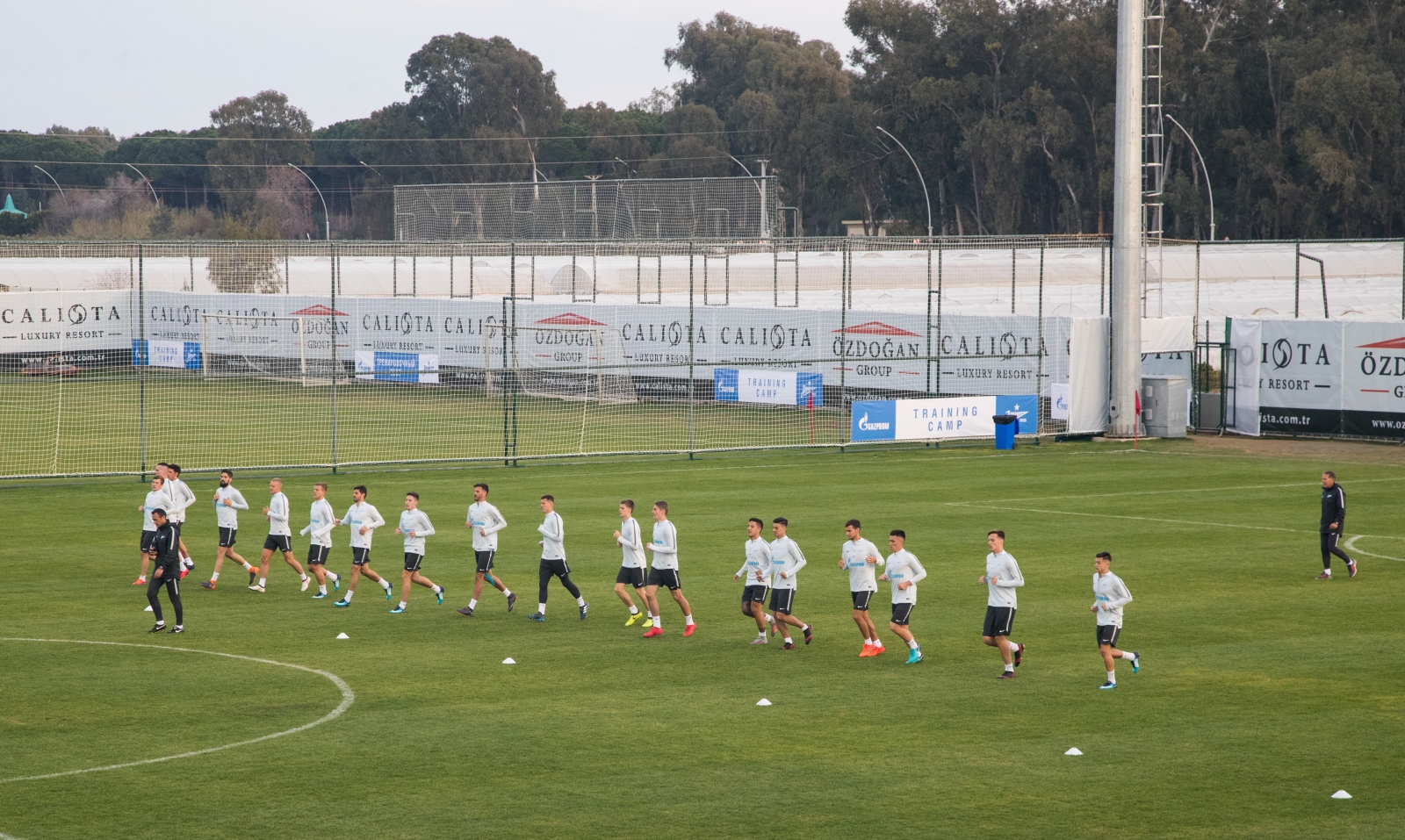 «Газпром» — тренировочные сборы в Турции: 2 февраля, первая тренировка
