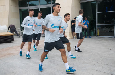 «Газпром» — тренировочные сборы в Турции: 3 февраля, утренняя тренировка