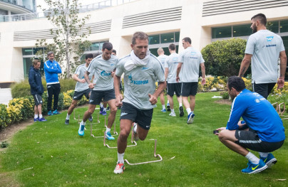 «Газпром» — тренировочные сборы в Турции: 3 февраля, утренняя тренировка