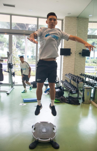 «Газпром» — тренировочные сборы в Турции: 3 февраля, утренняя тренировка