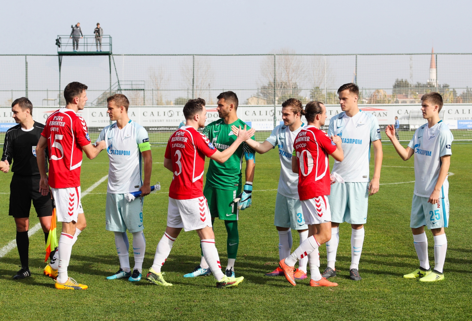 «Газпром» — тренировочные сборы в Турции: 8 февраля, матч «Зенит» — «Вайле»