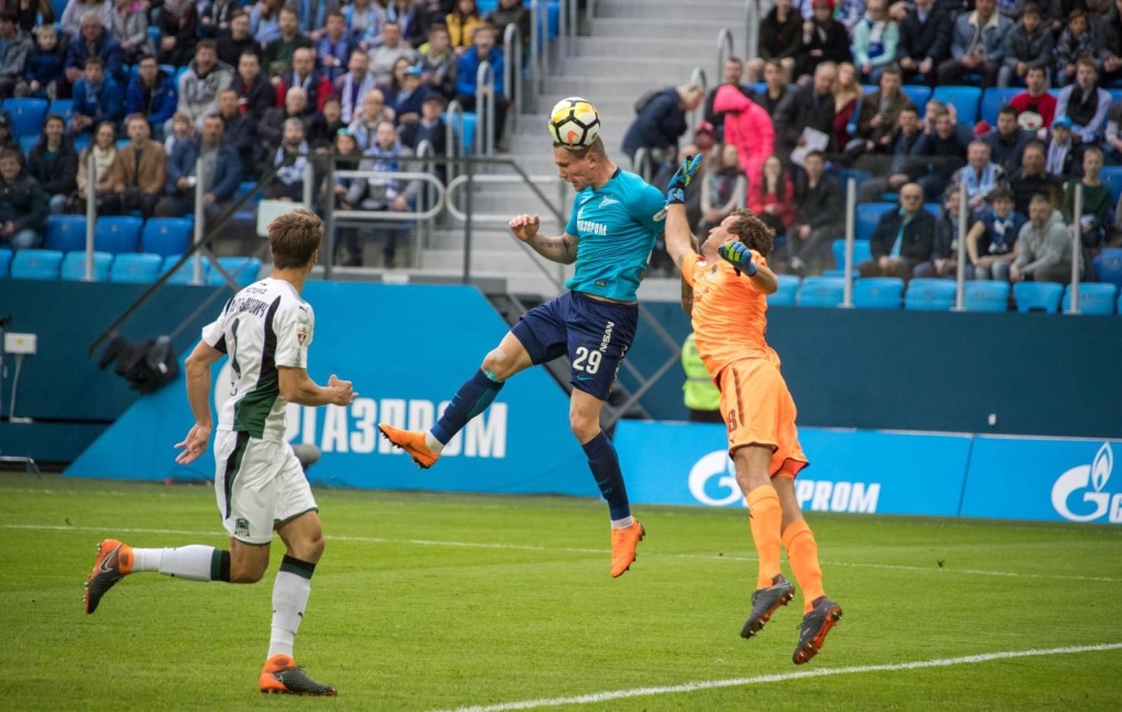 РОСГОССТРАХ-Чемпионат России 2017/18, «Зенит» — «Краснодар»