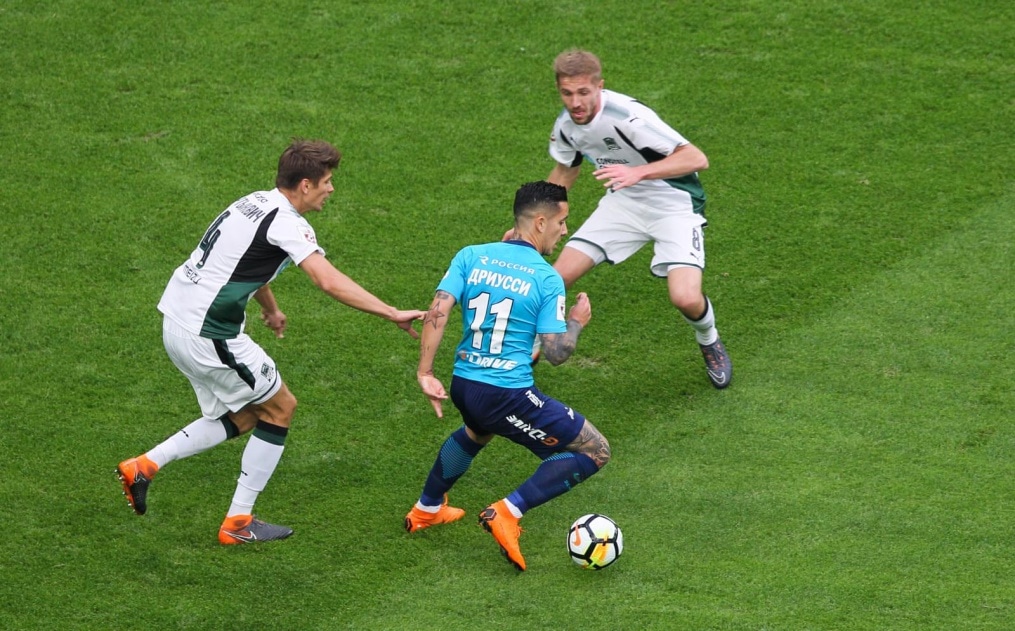 РОСГОССТРАХ-Чемпионат России 2017/18, «Зенит» — «Краснодар»