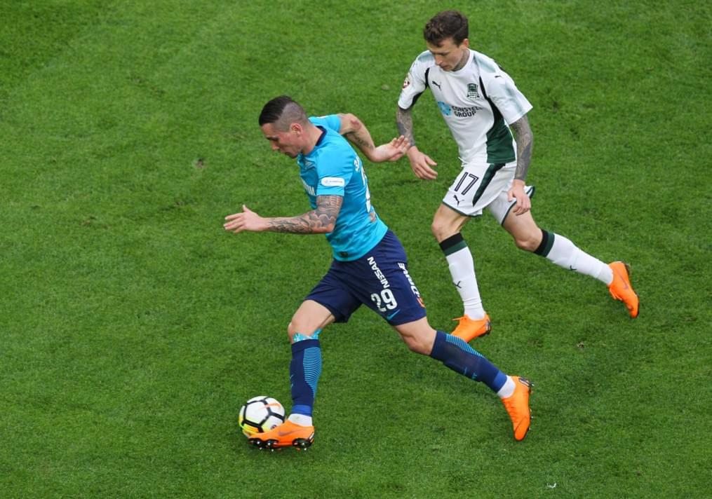 РОСГОССТРАХ-Чемпионат России 2017/18, «Зенит» — «Краснодар»