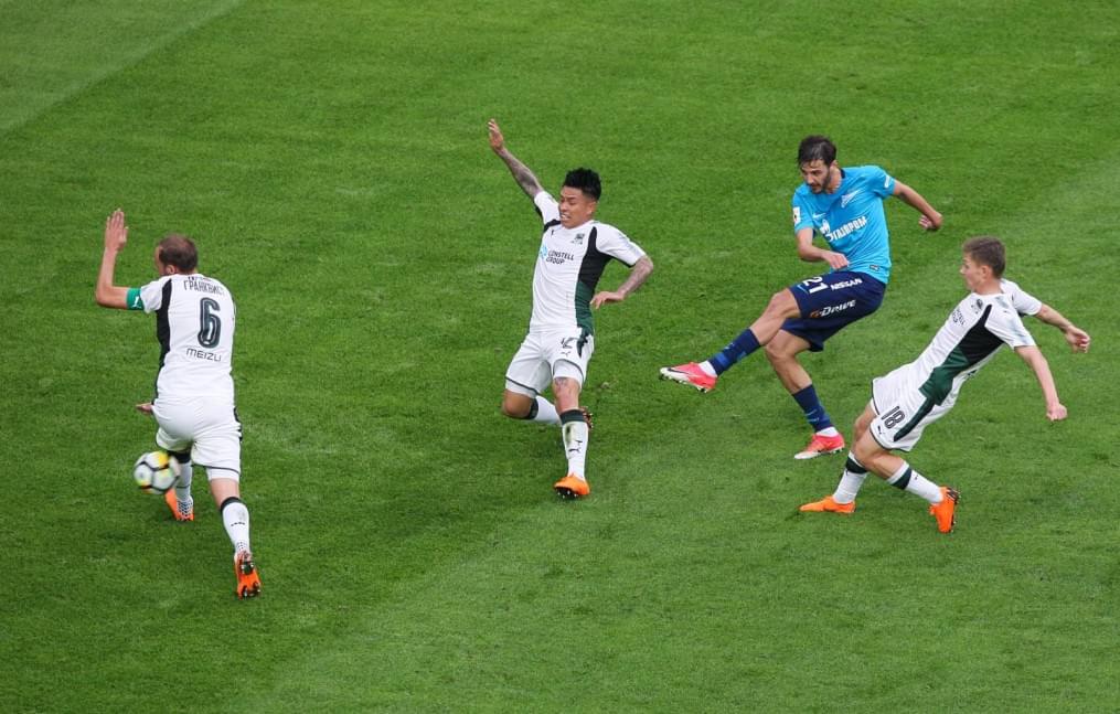 РОСГОССТРАХ-Чемпионат России 2017/18, «Зенит» — «Краснодар»