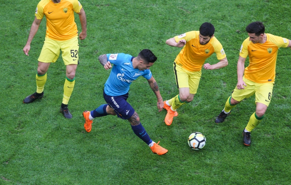 РОСГОССТРАХ-Чемпионат России, 2017/18, «Зенит» — «Анжи»