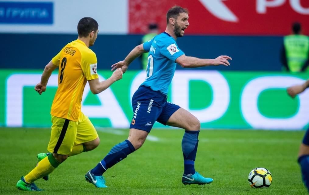 РОСГОССТРАХ-Чемпионат России, 2017/18, «Зенит» — «Анжи»