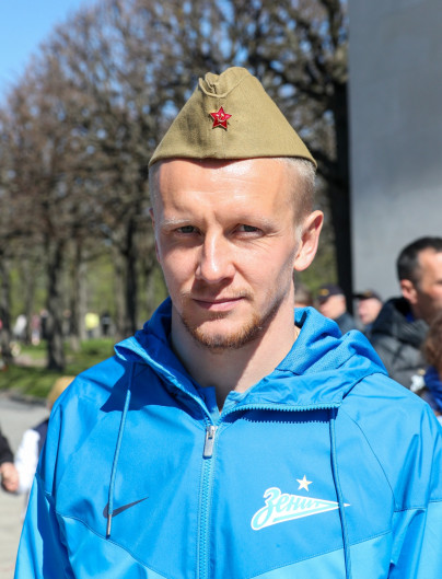 «Зенит» на Пискаревском мемориале