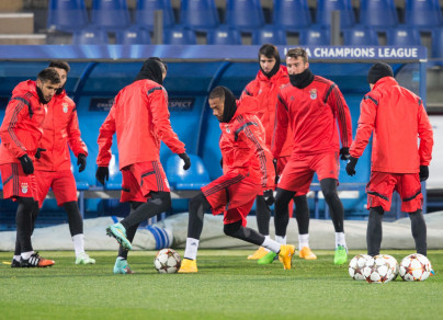 Открытая тренировка «Бенфики» перед матчем Лиги Чемпионов УЕФА 2014/2015, «Зенит» — «Бенфика»