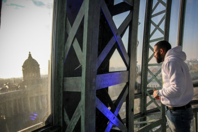 Вальтер Ходж, защитник БК «Зенит» посетил штаб—квартиру социальной сети «ВКонтакте»