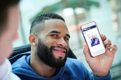 Вальтер Ходж, защитник БК «Зенит» посетил штаб—квартиру социальной сети «ВКонтакте»