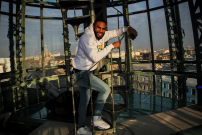 Вальтер Ходж, защитник БК «Зенит» посетил штаб—квартиру социальной сети «ВКонтакте»